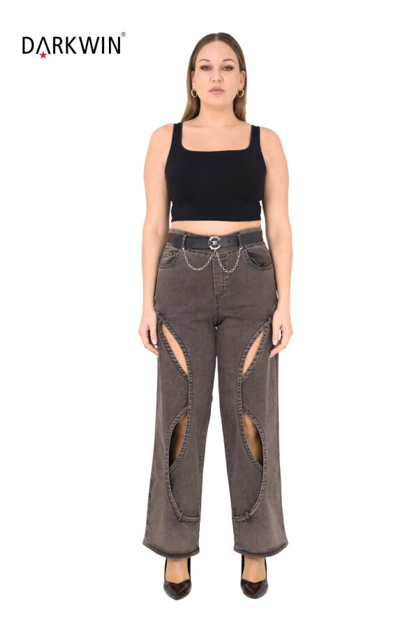 52288 ZANESSI PANTOLON KAHVE - 1