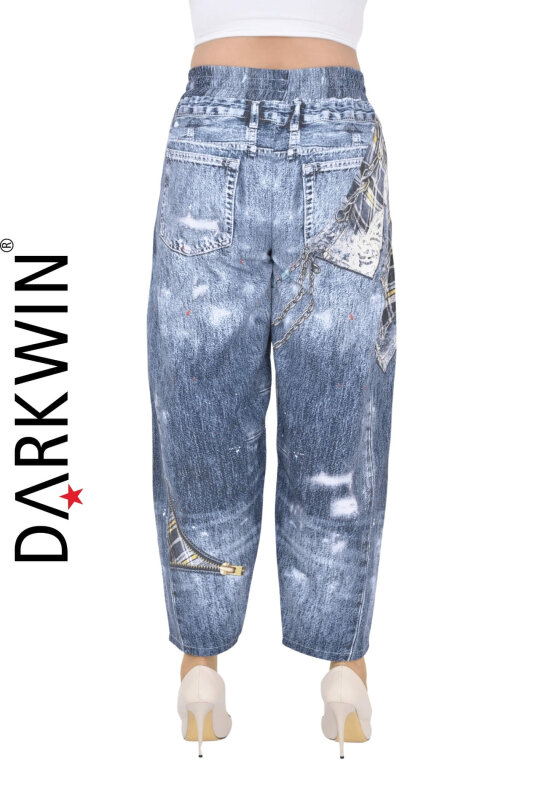 52341 ZANESSI PANTOLON MAVI - 4