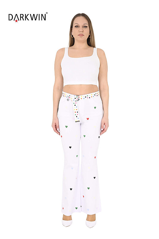 52369 ZANESSI PANTOLON BEYAZ - ZANESSI
