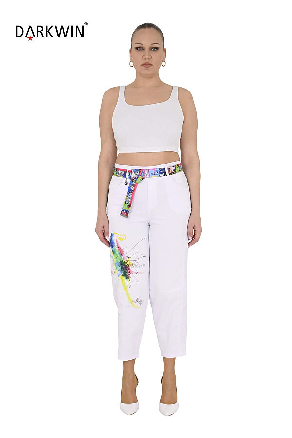 52381 ZANESSI PANTOLON BEYAZ - 1