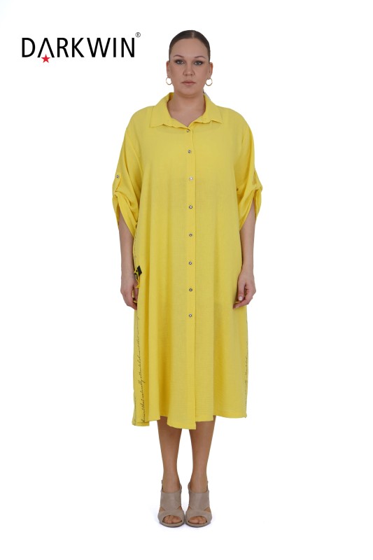 5270 DARKWIN ELBİSE SARI