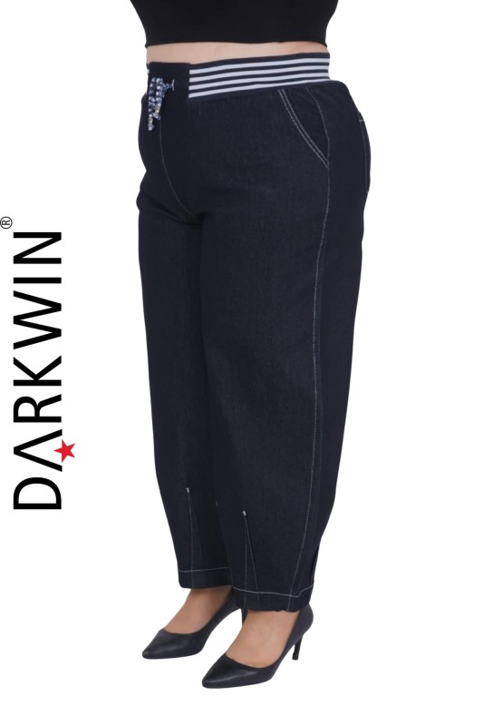 53160 ZANESSI PANTOLON MAVI-BEYAZ - 3