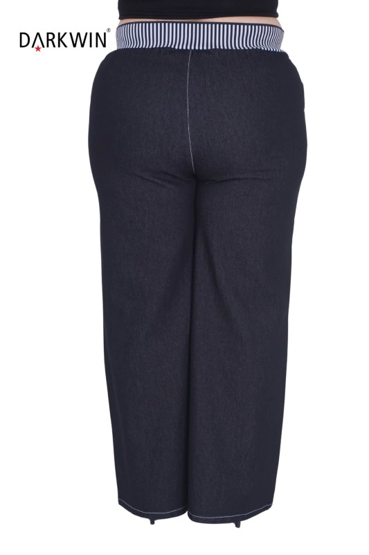 53161 ZANESSI PANTOLON MAVI-BEYAZ - 4