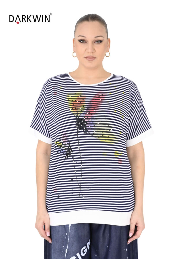 5340 DARKWIN BLUZ LACIVERT - 1