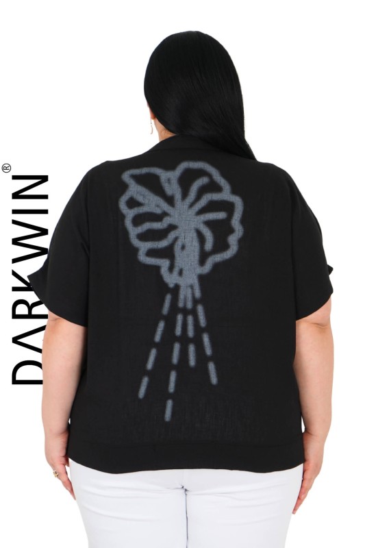5361 DARKWIN TUNİK SIYAH - Thumbnail