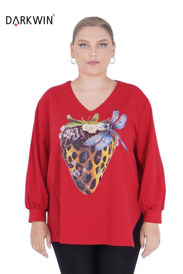 5385 DARKWIN BLUZ KIRMIZI - 1