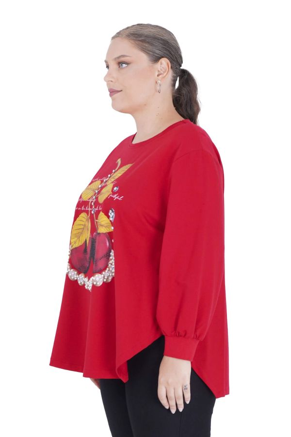 5386 DARKWIN BLUZ KIRMIZI - 2