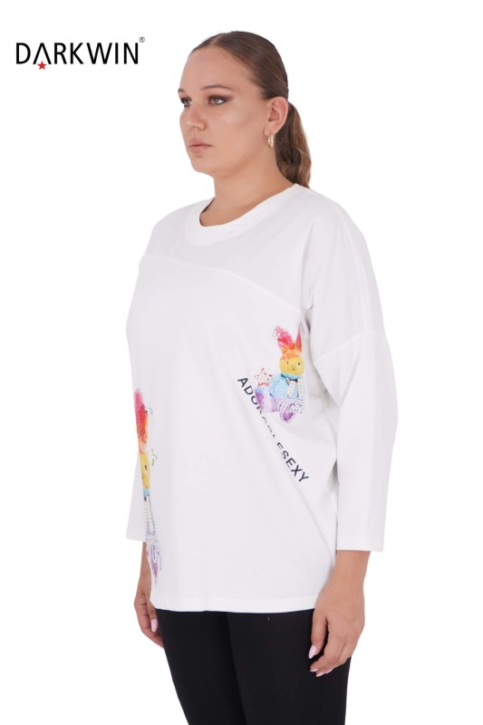 5389 DARKWIN BLUZ EKRU - Darkwin (1)