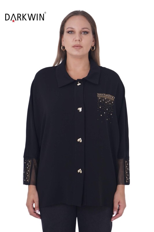 DARKWIN - 5407 DARKWIN GÖMLEK SIYAH