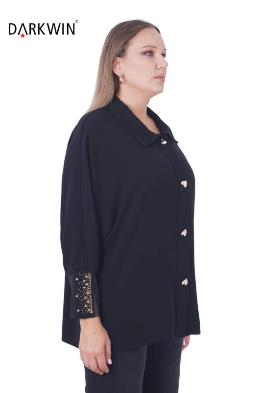 DARKWIN - 5407 DARKWIN GÖMLEK SIYAH (1)