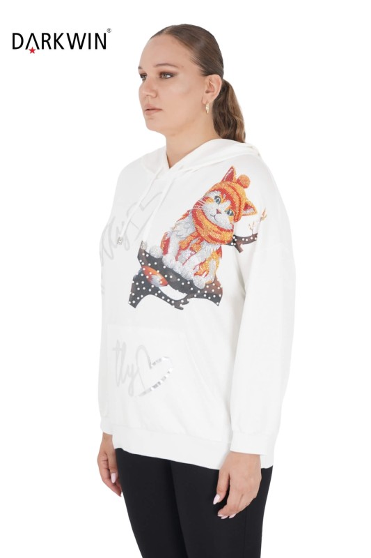 5407 DARKWIN SWEATSHIRT EKRU - Thumbnail