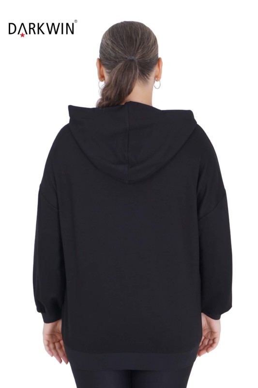 5407 DARKWIN SWEATSHIRT SIYAH - Thumbnail