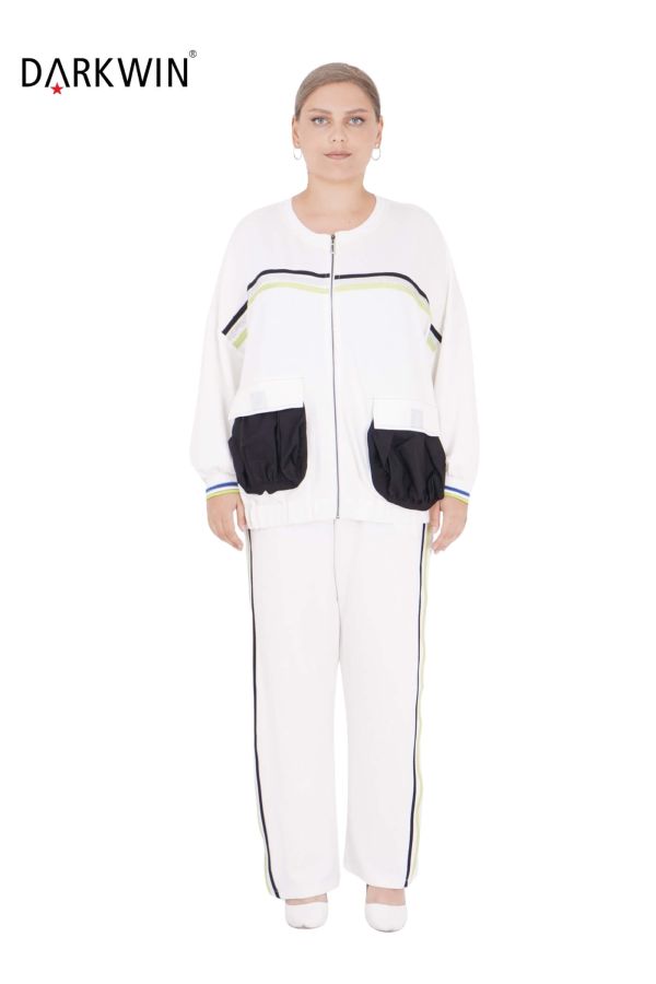 5408 DARKWIN MONT-PANTOLON EKRU - 1