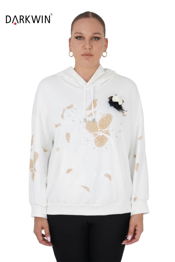 5412 DARKWIN SWEATSHIRT EKRU - 1