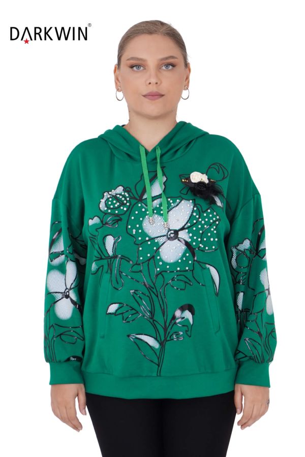 5412 DARKWIN SWEATSHIRT YESIL - 1