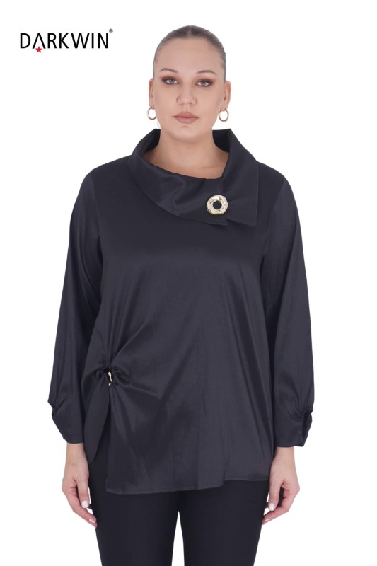 5413 DARKWIN BLUZ SIYAH - Thumbnail