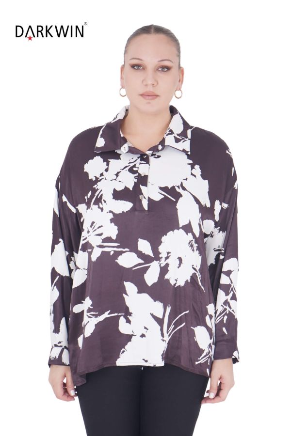 5414-06 DARKWIN BLUZ KAHVE - 1