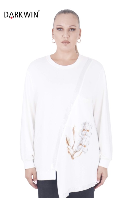 5417 DARKWIN BLUZ EKRU - Darkwin
