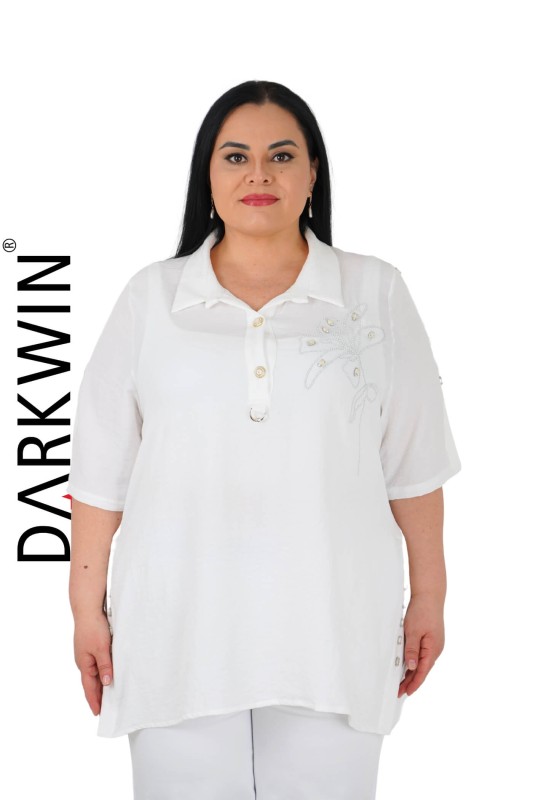5422-2 DARKWIN BLUZ BEYAZ