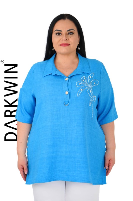 5422-3 DARKWIN BLUZ MAVI