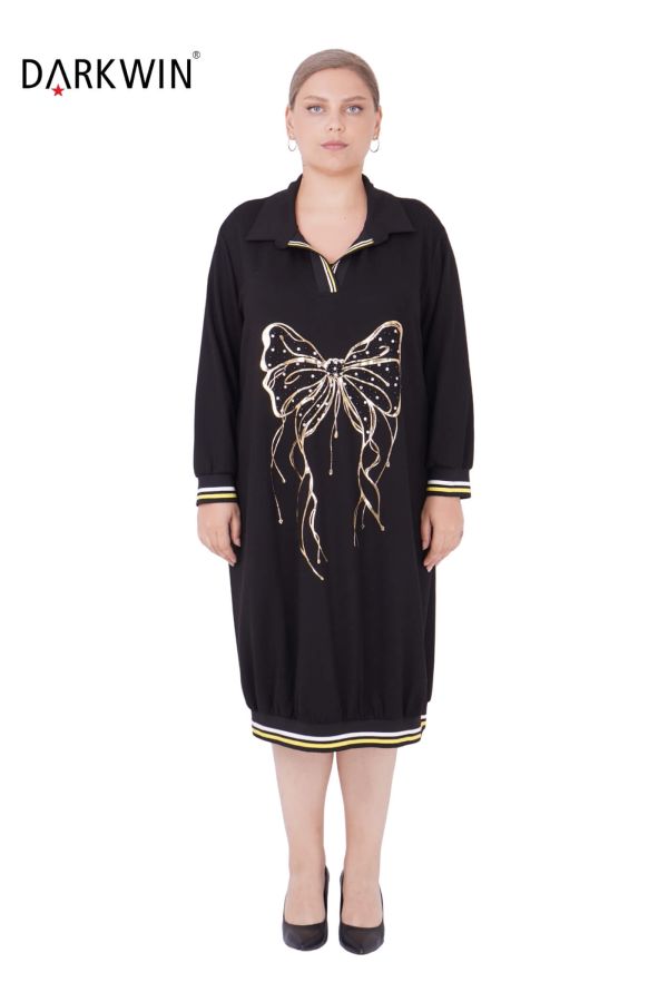 5425 DARKWIN ELBİSE SIYAH - 1