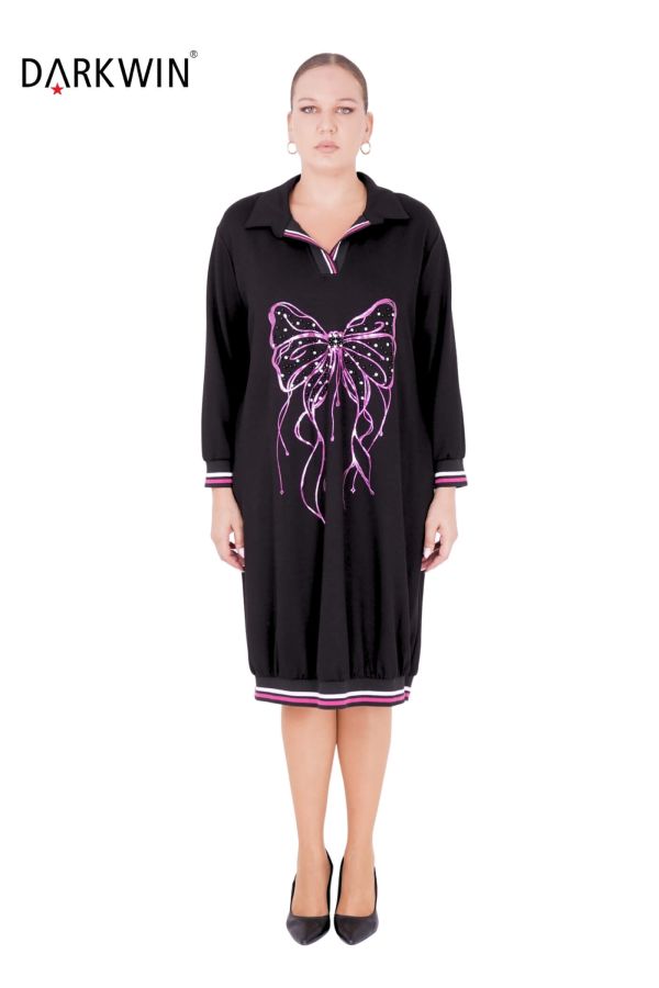 5425 DARKWIN ELBİSE SIYAH - 2