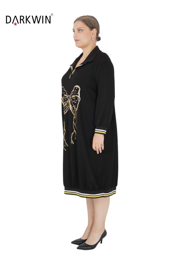 5425 DARKWIN ELBİSE SIYAH - 4