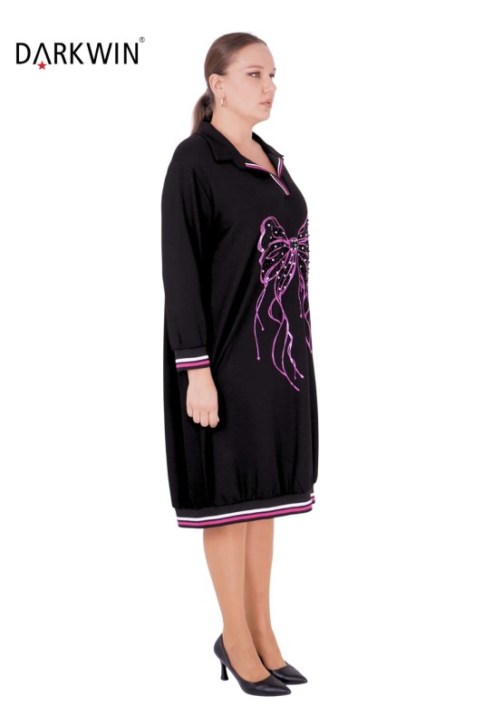 5425 DARKWIN ELBİSE SIYAH - 5