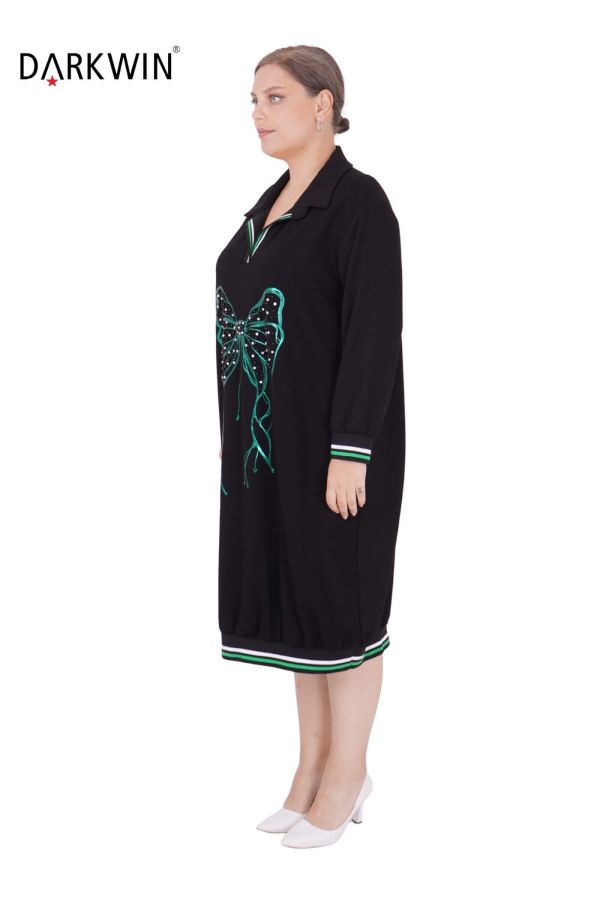 5425 DARKWIN ELBİSE SIYAH - 6