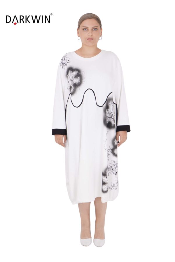 5428 DARKWIN ELBİSE EKRU - 1