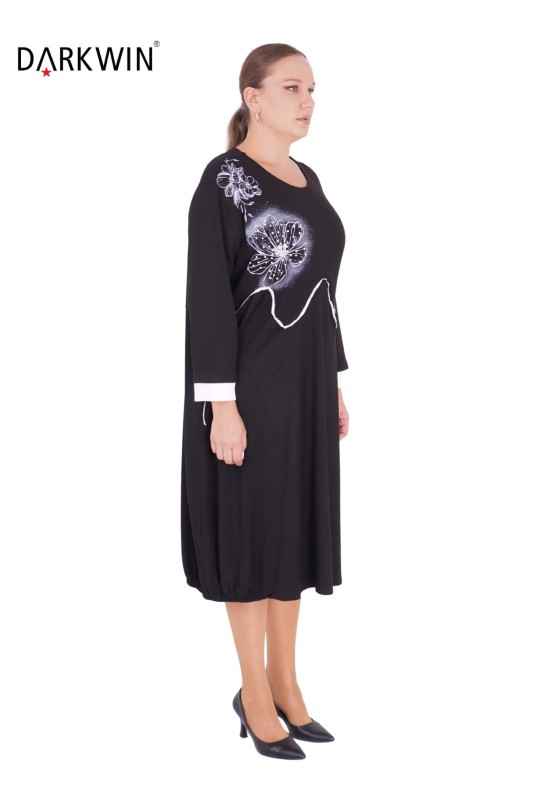 5428 DARKWIN ELBİSE SIYAH - DARKWIN (1)
