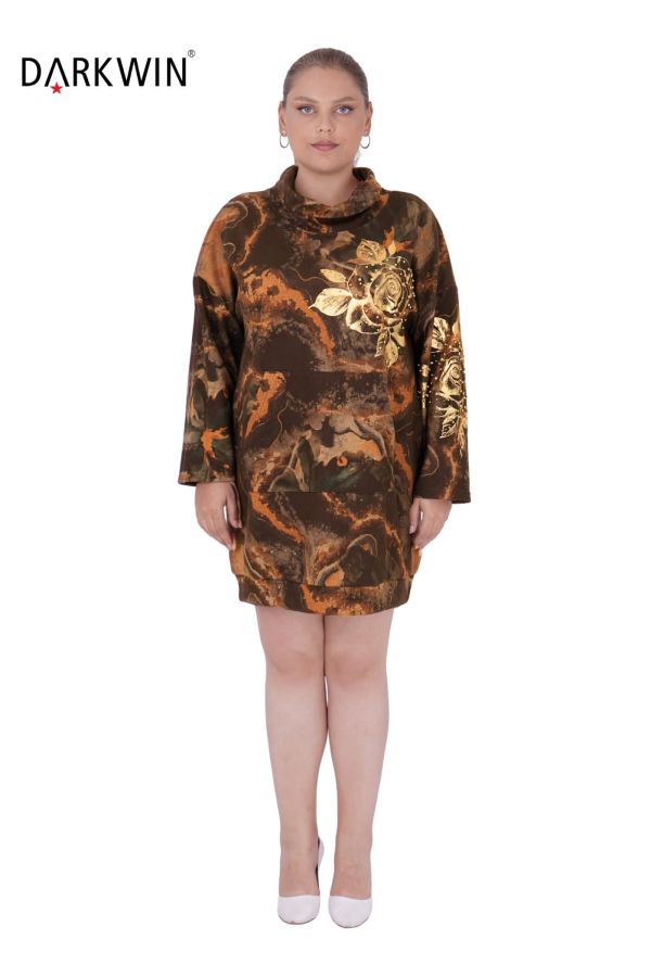 5429 DARKWIN ELBİSE KAHVE - 1