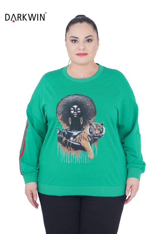 5430 DARKWIN BLUZ YESIL - Darkwin