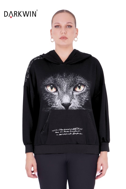 5431 DARKWIN BLUZ SIYAH - Darkwin