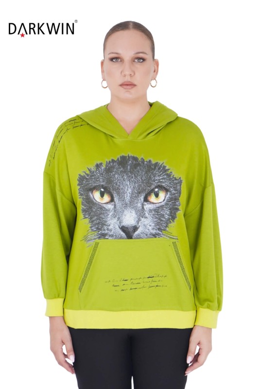 5431 DARKWIN BLUZ YESIL - Darkwin