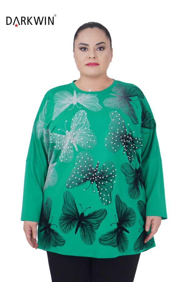 5446 DARKWIN TUNİK YESIL - 1