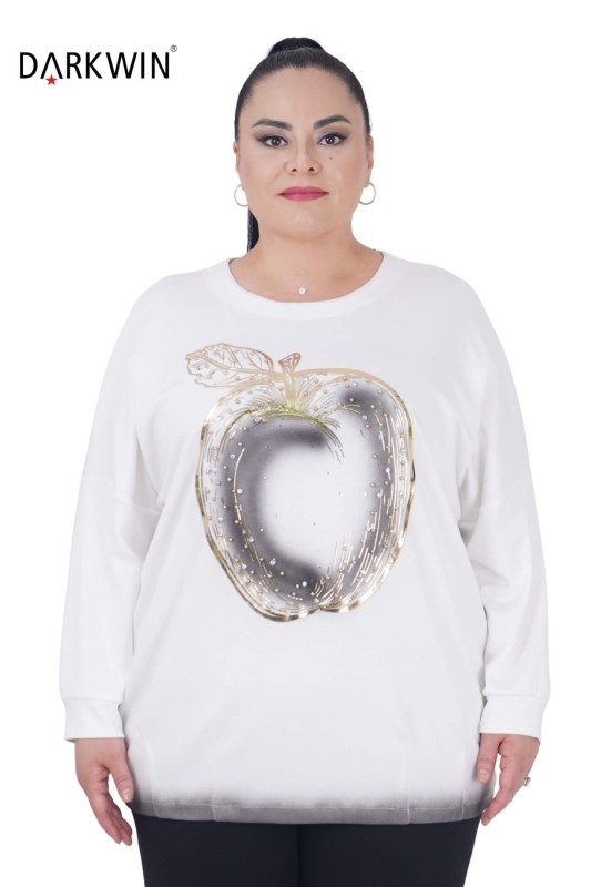 5448 DARKWIN BLUZ EKRU - Darkwin