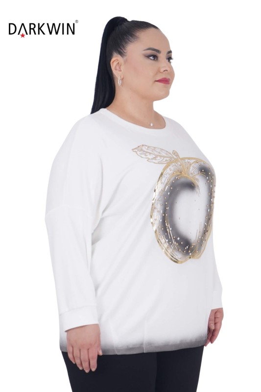 5448 DARKWIN BLUZ EKRU - Darkwin (1)