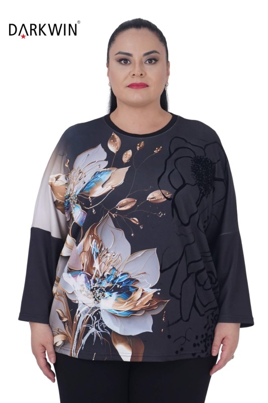 5458 DARKWIN BLUZ EKRU - Darkwin