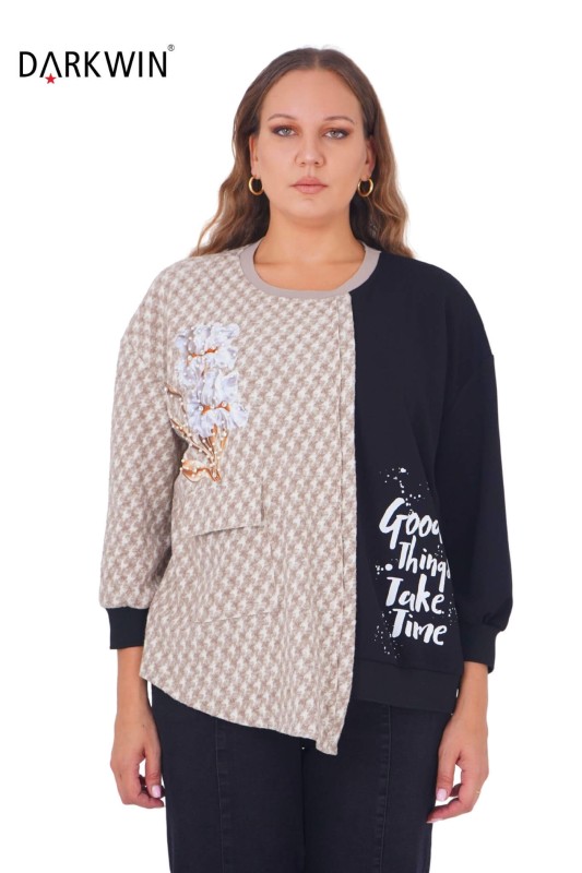 5464 DARKWIN BLUZ SIYAH - Darkwin (1)