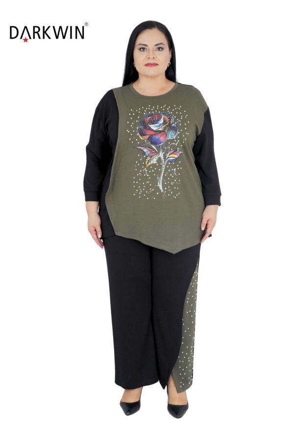 5467 DARKWIN TUNİK-PANTOLON SIYAH - 4