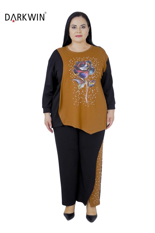 5467 DARKWIN TUNİK-PANTOLON SIYAH - 2