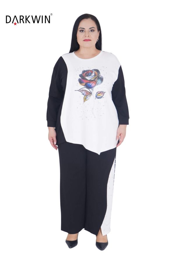 5467 DARKWIN TUNİK-PANTOLON SIYAH - 1