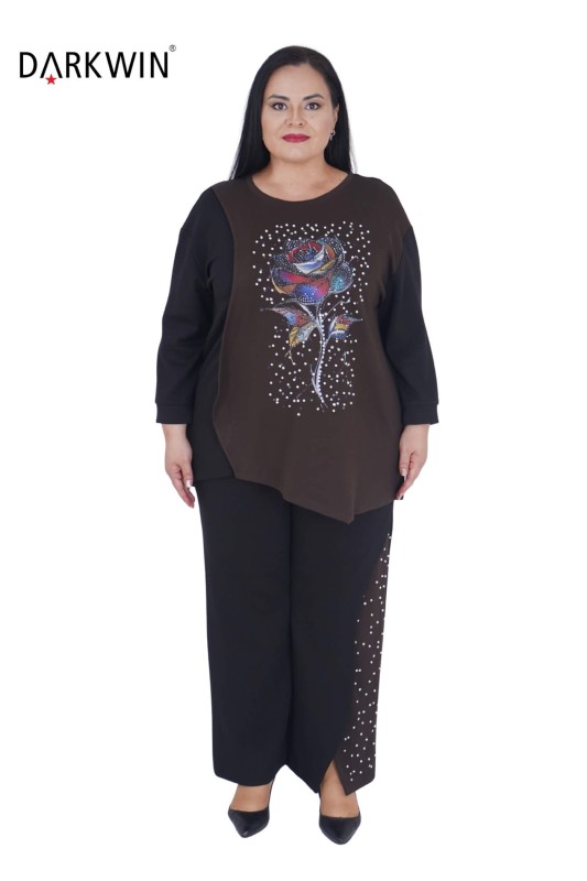 5467 DARKWIN TUNİK-PANTOLON SIYAH - 3