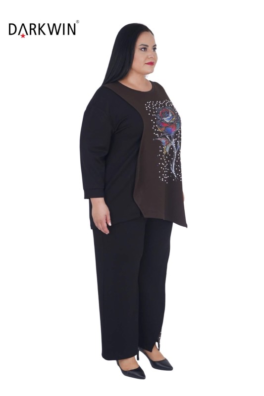 5467 DARKWIN TUNİK-PANTOLON SIYAH - 10