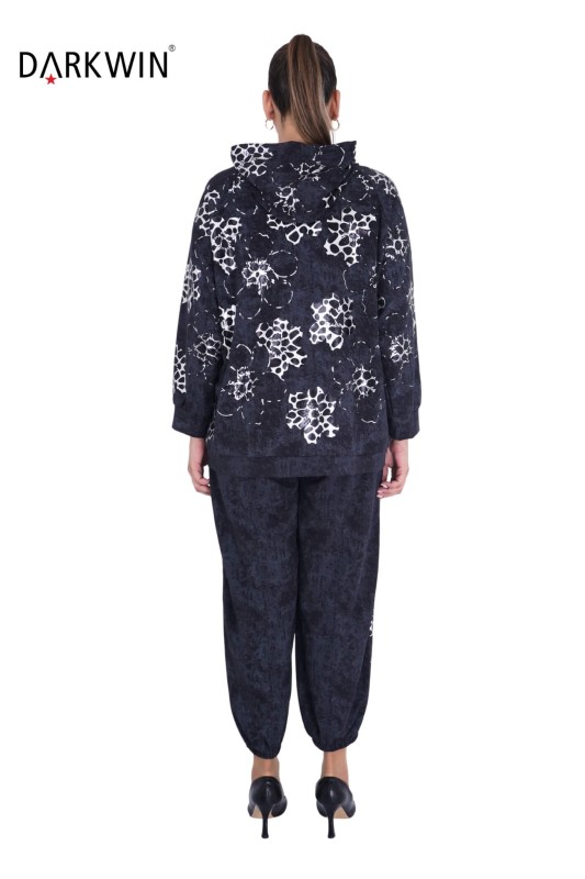 5468 DARKWIN BLUZ-PANTOLON SIYAH - 3