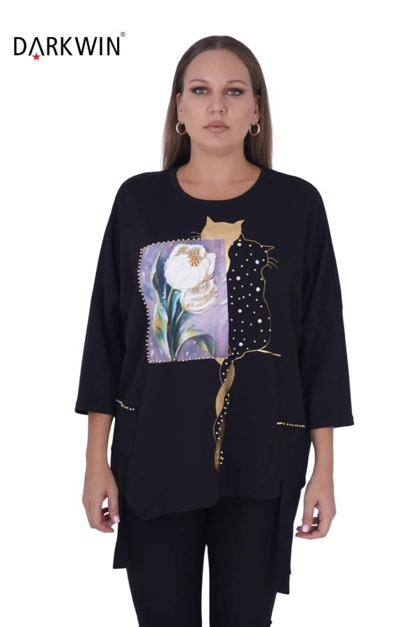 5474 DARKWIN BLUZ SIYAH - 1