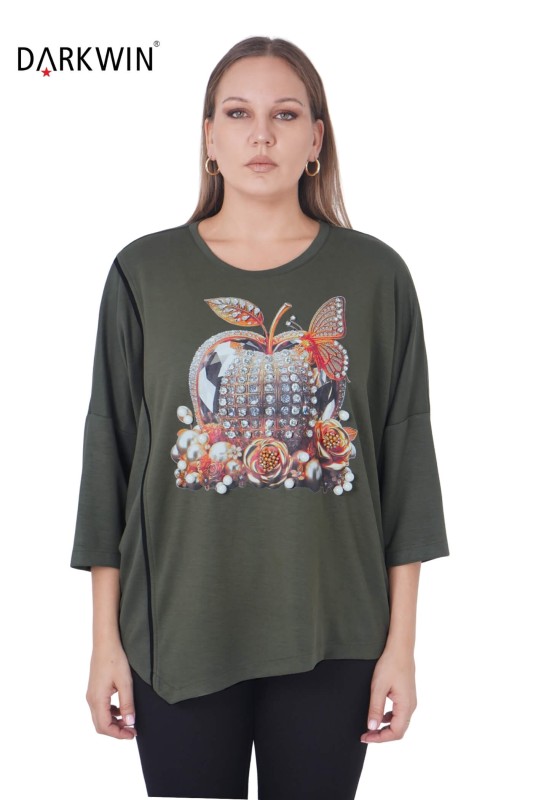 5475 DARKWIN BLUZ YESIL - Darkwin