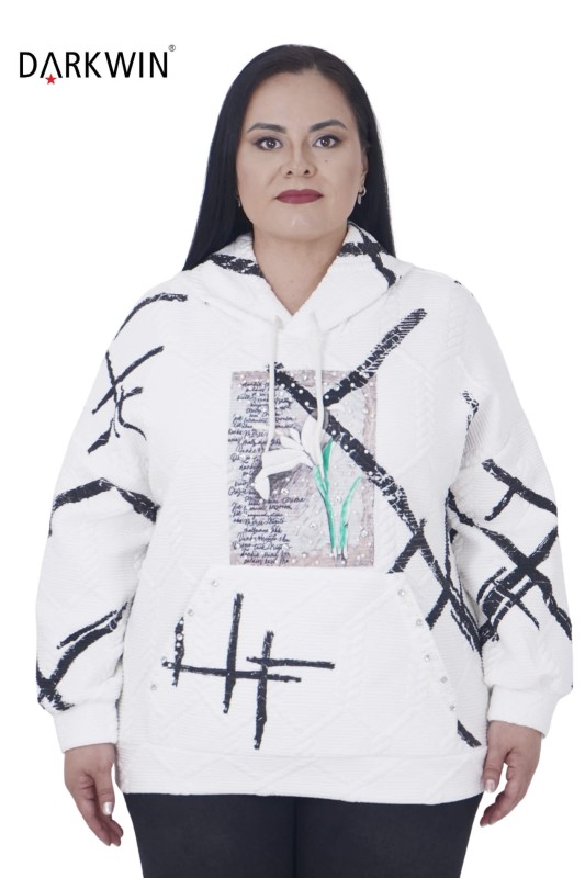 5479 DARKWIN SWEATSHIRT EKRU - Thumbnail