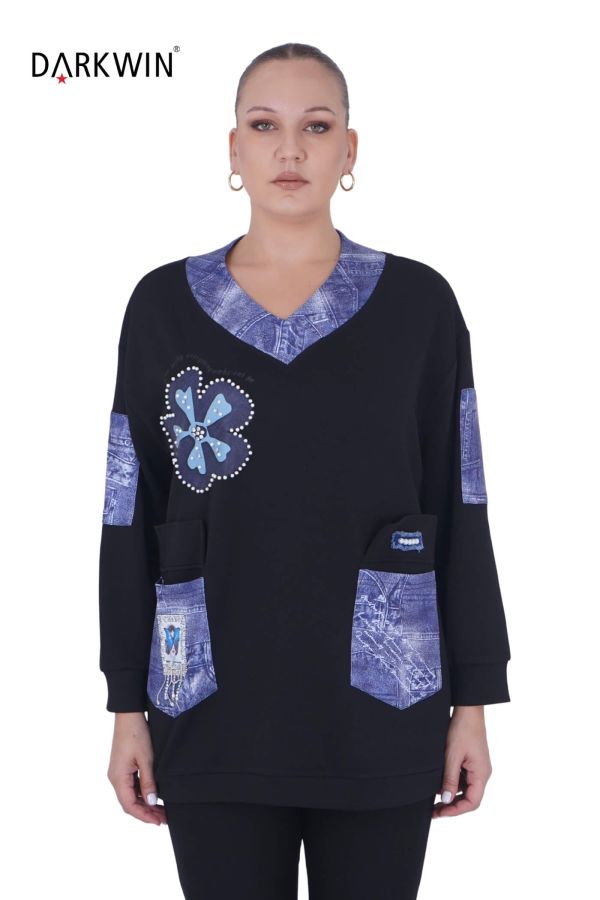 5488 DARKWIN BLUZ SIYAH - 1